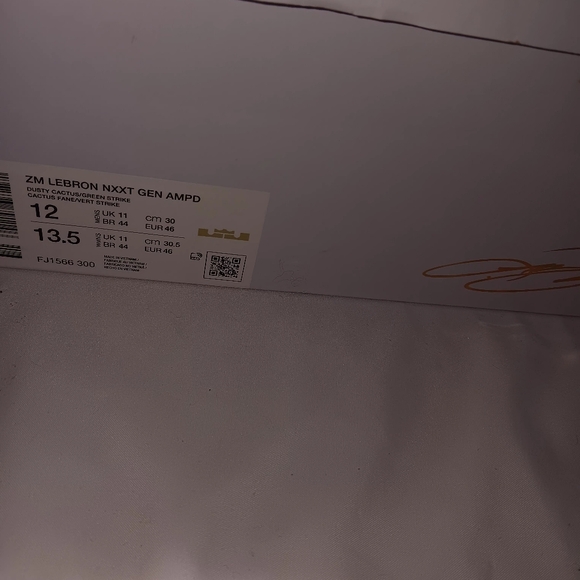 MENS ZM LEBRON NXXT GEN AMPD BRAND NEW WITH BOX 2 SIZE 9FJ1566 300 - Picture 3 of 13